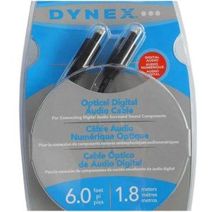 Dynex DX-AV201 6FT Optical Digital Audio Cable